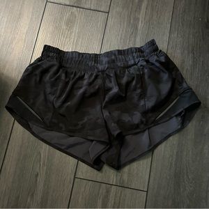Lululemon Camo Hotty Hot Shorts